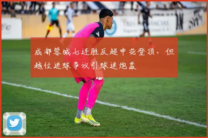 成都蓉城七连胜反超申花登顶，但越位进球争议引球迷炮轰